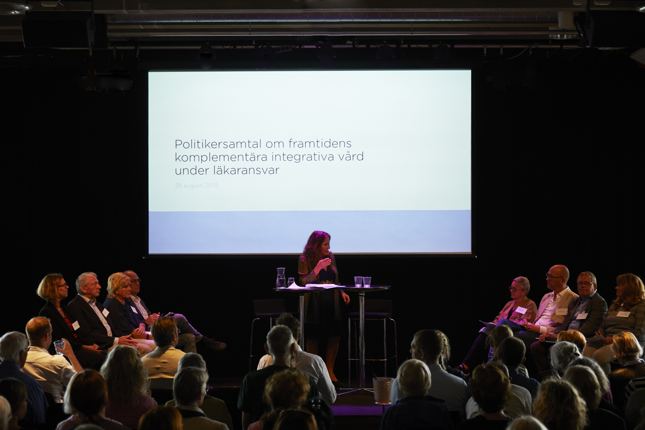 Annika Dopping ledde Politikersamtal om framtidens komplementära integrativa vård under läkaransvar