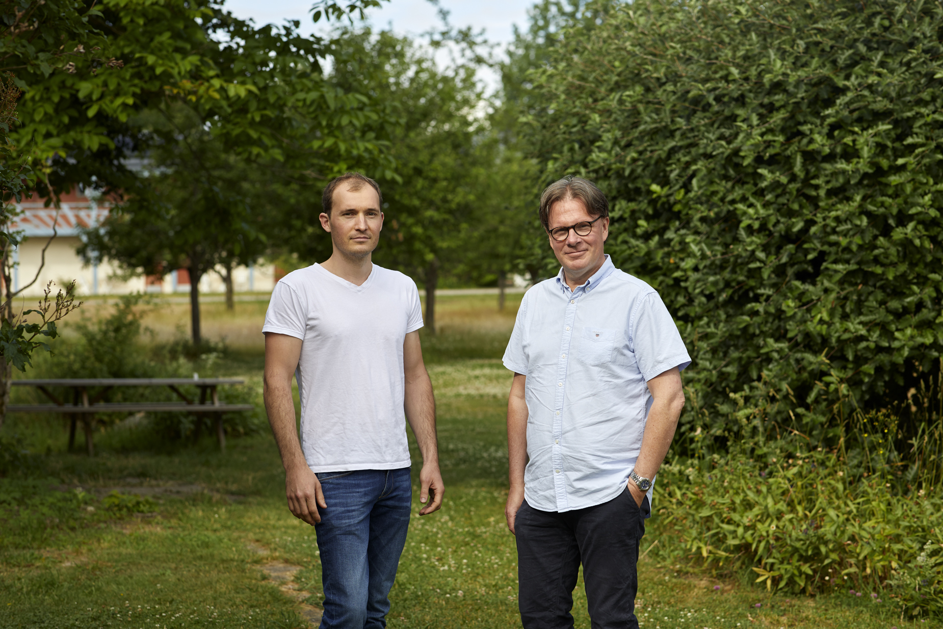 Juhani Selvani och Jan Hillgård. Foto Erik Olsson.